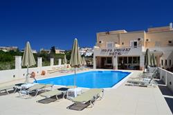 Hiona Holiday Hotel - Palekastro, Crete, Greek Islands. Pool and terrace.